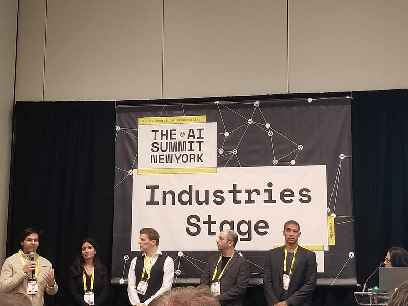 AI-Powered Use Cases from across the board panel discussion

Leaders Saira Kazmi Ph. D. (CVS Health), Matthew Blakemore (Creative Industries Council) Taha Mokfi (HelloFresh), Kriti Kohli (Shopify), and Kris Perez (Data Force) share how they use chatbots, improving both the buyer and seller experience using AI. How AI can be used in video games to identify levels of violence and how AI can improve in healthcare and Radiology reducing the amount of time images are read while improving accuracy and detail.